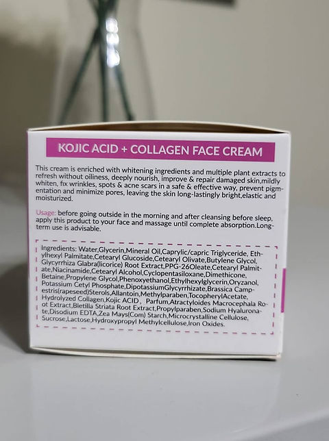 Kojic Acid + Collagen Face Cream
