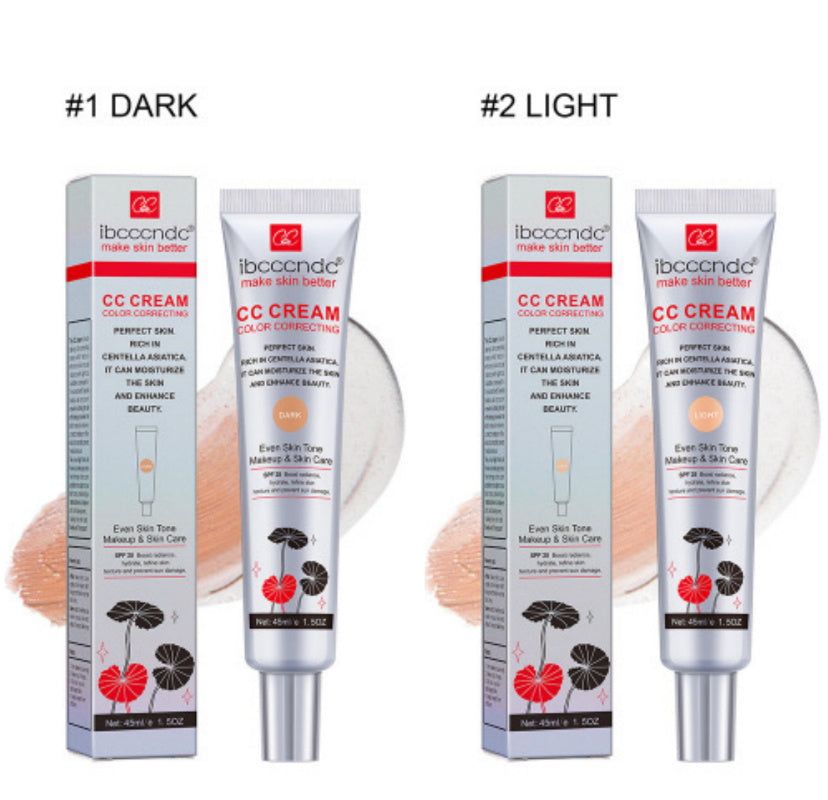 Moisturizing Correcting CC Cream Waterproof Anti-sweat Makeup Before Concealer Lasting Women Makeup Protect Skin Erborian Make