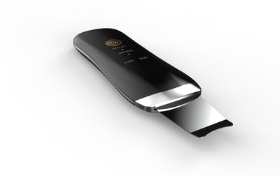 Electric Ultrasonic Skin Scrubber Face Spatula Home Ultrasonic Skin Scrubber Facial Cleaner Handheld Mini Derma Galvanica Tightening Face Scrubber Machine Skin Scrubber USB Ultrasonic